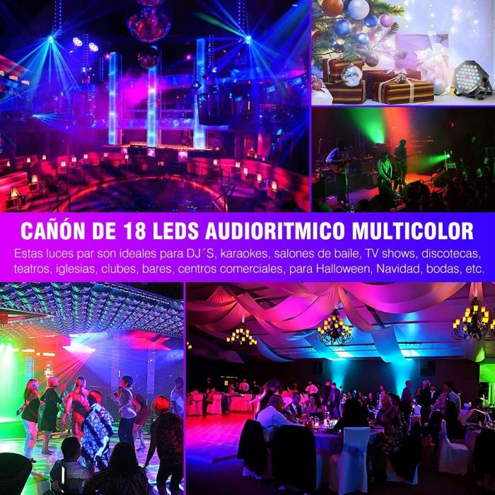 Cañon Led 18x10w Rgb - Imagen 5