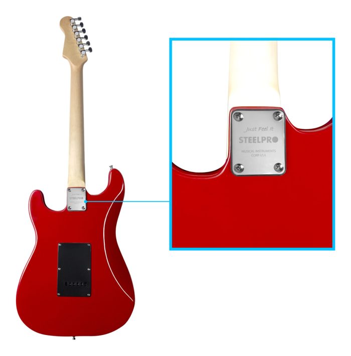 Guitarra Eléctrica Stratocaster Con Amplificador y Accesorios - Imagen 4