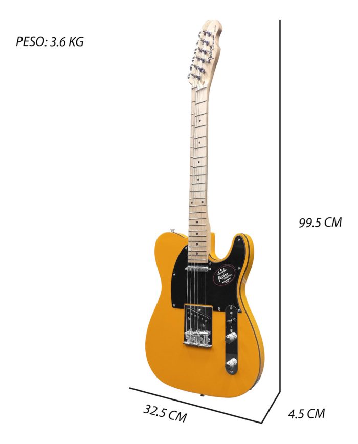 Guitarra Eléctrica Telecaster Con Amplificador y Accesorios - Imagen 6