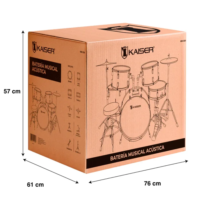 Batería musical acústica - Imagen 7