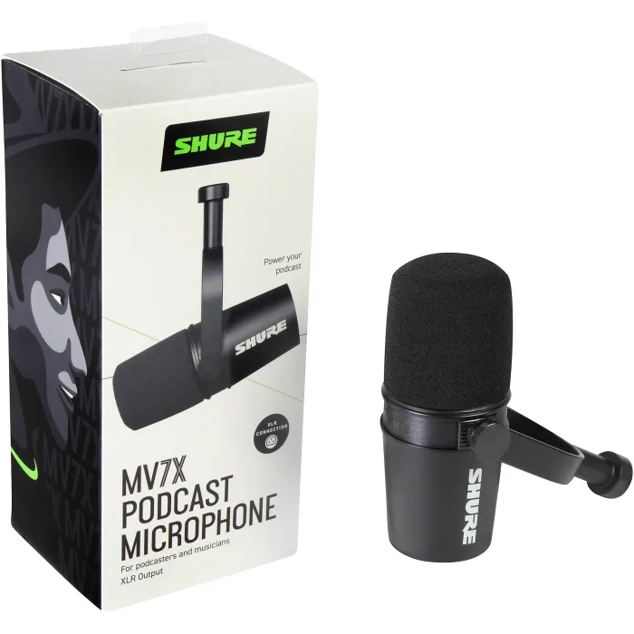 Micrófono para podcast Shure MV7X XLR - Imagen 2
