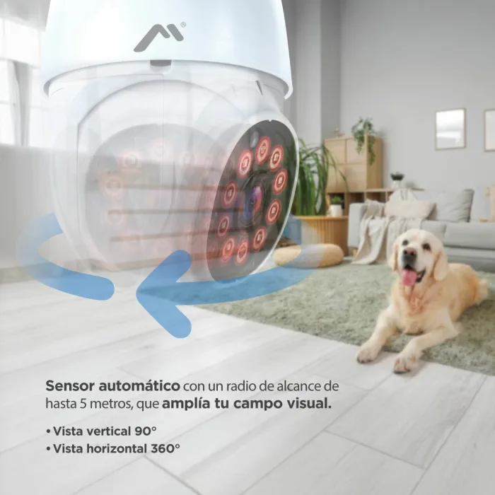 Cámara de seguridad robotizada para exterior 360° - Imagen 3