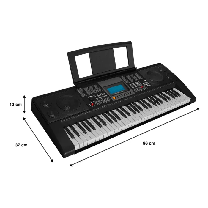 Teclado musical 61 teclas con función seguimiento y 160 tonos - Imagen 6
