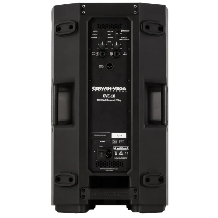 Bafle Amplificado 10 Pulgadas 2 vias Cerwin Vega CVE-10 - Imagen 3