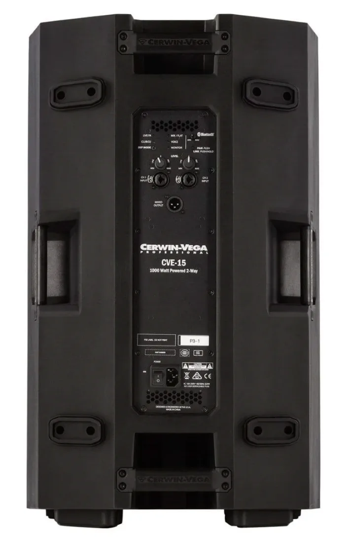 Bafle Amplificado 15 Pulgadas 2 vias Cerwin Vega CVE-15 - Imagen 5