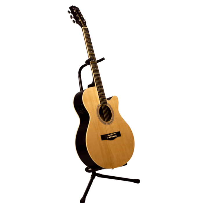 Guitarra Electroacústica Basica con Media Luna