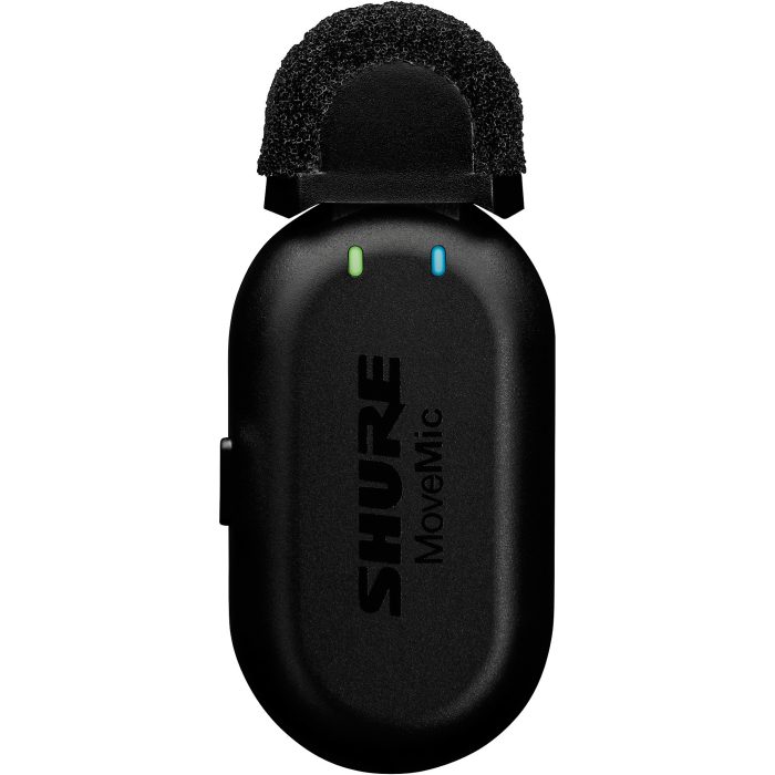 Micrófono de solapa inalámbrico monocanal Shure MoveMic One Micrófono lavalier inalámbrico, con 1 canal de transmisión BlueTooth, compatible con Android e iOS. - Imagen 3