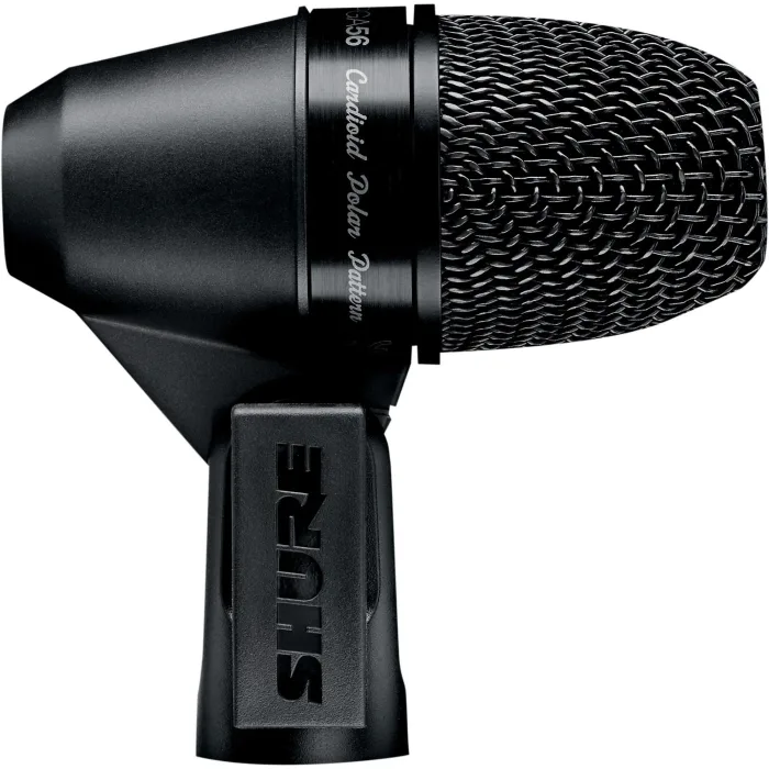 Micrófono dinámico para caja/tom Shure PGA56-XLR con soporte para batería y cable XLR