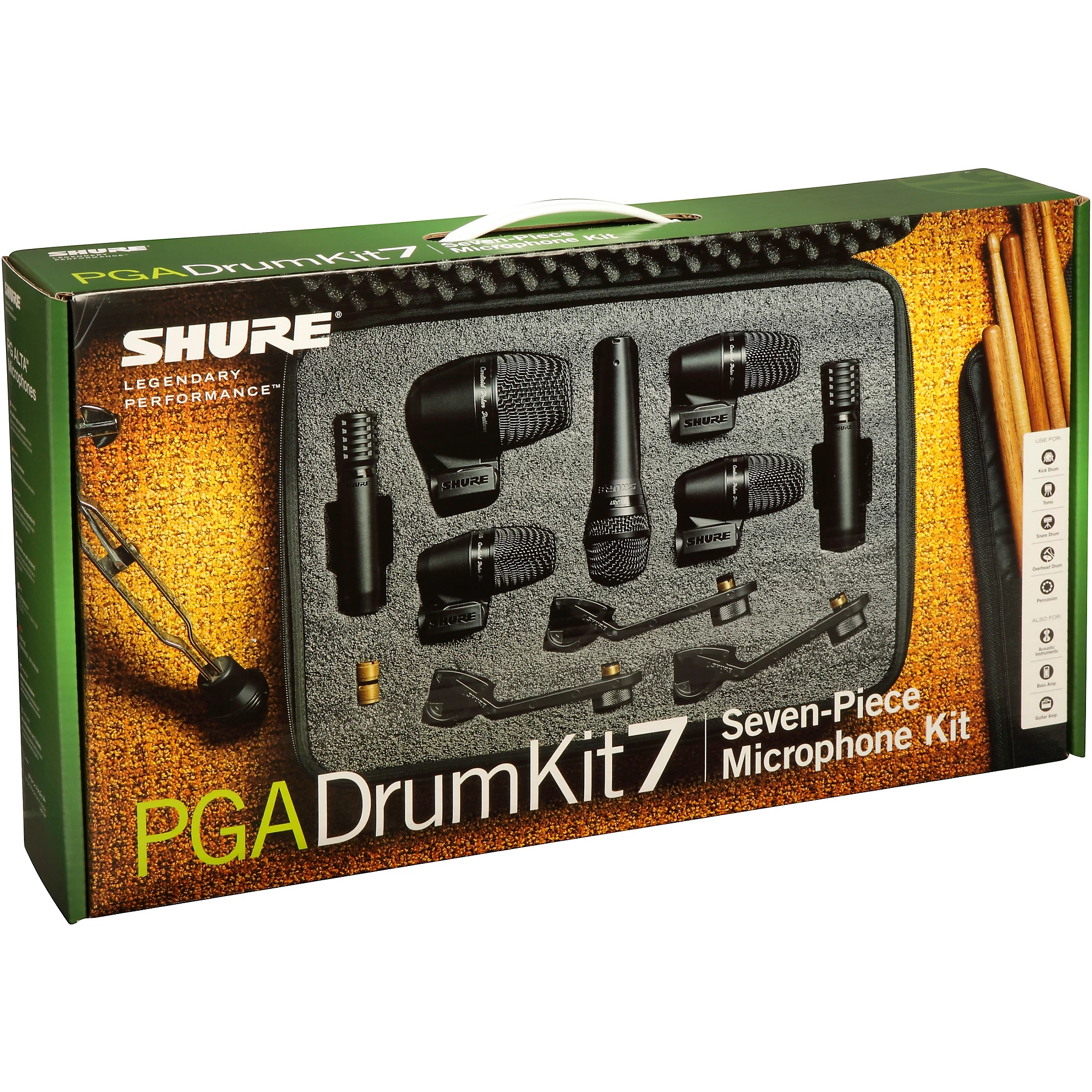Shure PGADRUMKIT7 Paquete De Micrófonos Para Bateria - Image 3